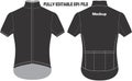 Cycling Jersey Mock ups illustration Vector Royalty Free Stock Photo