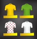 Cycling Jerseys Royalty Free Stock Photo