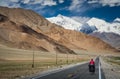 Cycling on Karakorum Highway