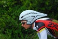 Cycling professional triathlete Royalty Free Stock Photo