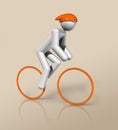 Cycling Road 3D icon, Olympic sports