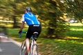 Cycling speed blur