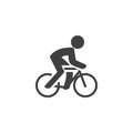 Cycling sport vector icon