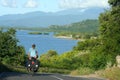 Cycling through Sumbava Royalty Free Stock Photo