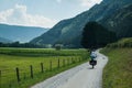 Cycling to the mountains