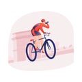 Cycling Tour Racer Composition