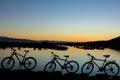 cycling trips, nature and sunrise