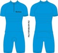 Cycling uniform Mock ups template Royalty Free Stock Photo