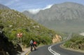 Cycling in the Western Cape Southern Africa Royalty Free Stock Photo