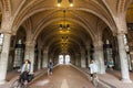 Cycling path underneath the famous Rijksmuseum Amsterdam