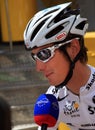 Cyclist Andy Schleck Royalty Free Stock Photo