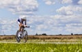 The Cyclist Brice Feillu Royalty Free Stock Photo