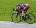The Cyclist Cadel Evans Royalty Free Stock Photo