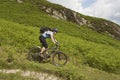 Cyclist On Countryside Track Royalty Free Stock Photo