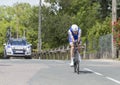 The Cyclist Dan Martin - Criterium du Dauphine 2017 Royalty Free Stock Photo