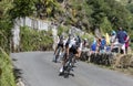 The Cyclist Gianni Moscon - Tour de France 2018 Royalty Free Stock Photo