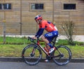 The Cyclist Heinrich Haussler - Paris-Nice 2019 Royalty Free Stock Photo