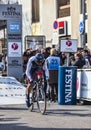 The Cyclist Hinault SÃÂ©bastien- Paris Nice 2013 Prologue in Houilles