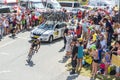 The Cyclist Jacques Janse van Rensburg on Col du Glandon - Tour