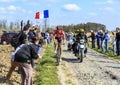 The Cyclist Jens Debusschere - Paris Roubaix 2015