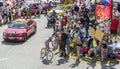 The Cyclist Joaquim Rodriguez on Col du Glandon - Tour de France Royalty Free Stock Photo