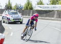 The Cyclist Kristijan Durasek - Tour de France 2014 Royalty Free Stock Photo
