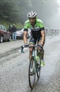 The Cyclist Maarten Wynants Climbing Col du Platzerwasel - Tour