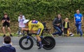The Cyclist Mathieu van der Poel, Yellow Jersey - Le Tour de France 2021