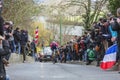 The Cyclist Matteo Bono - Paris-Nice 2016 Royalty Free Stock Photo