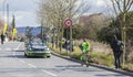 The Cyclist Matti Breschel - Paris-Nice 2016 Royalty Free Stock Photo