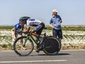 The Cyclist Nairo Alexander Quintana Rojas- White Jersey