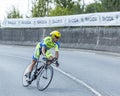 The Cyclist Nicolas Roche - Tour de France 2014 Royalty Free Stock Photo