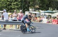 The Cyclist Nieve Iturralde - Tour de France 2014 Royalty Free Stock Photo