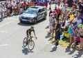 The Cyclist Pierre-Luc Perichon on Col du Glandon - Tour de Fran