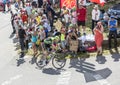 The Cyclist Ryder Hesjedal on Col du Glandon - Tour de France 20 Royalty Free Stock Photo