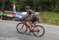 The Cyclist Sylvain Chavanel - Tour de France 2017 Royalty Free Stock Photo