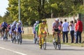 The Cyclist Tadej Pogacar - Yellow Jersey - Le Tour de France 2020 Royalty Free Stock Photo
