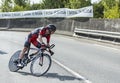 The Cyclist Tejay van Garderen - Tour de France 2014 Royalty Free Stock Photo