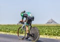 The Cyclist Thomas Voeckler Royalty Free Stock Photo