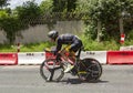 The Cyclist Thomas Voeckler - Criterium du Dauphine 2017 Royalty Free Stock Photo