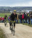 The Cyclist Thomas Voeckler - Paris-Nice 2016 Royalty Free Stock Photo