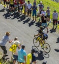 The Cyclist Thomas Voeckler - Tour de France 2016 Royalty Free Stock Photo