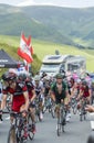 The Cyclist Thomas Voeckler - Tour de France 2014 Royalty Free Stock Photo