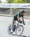 The Cyclist Thomas Voeckler - Tour de France 2014 Royalty Free Stock Photo