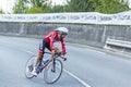 The Cyclist Tony Gallopin - Tour de France 2014 Royalty Free Stock Photo