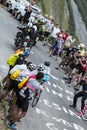 The Cyclist Vincenzo Nibali - Tour de France 2015 Royalty Free Stock Photo