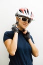 Cyclist woman