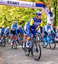 Cyclist Yves Lampaer from team Deceuninck - Quick-Step Royalty Free Stock Photo