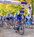 Cyclist Yves Lampaer from team Deceuninck - Quick-Step Royalty Free Stock Photo