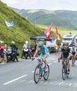 Cyclists on Col de Peyresourde - Tour de France 2014